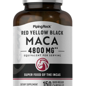 Maca Red Yellow Black 4800 mg 150 Quick Release Capsules